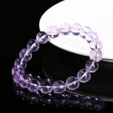 Natural Ice Transparent Lavender Amethyst Bracelet - Spirituality & Wisdom